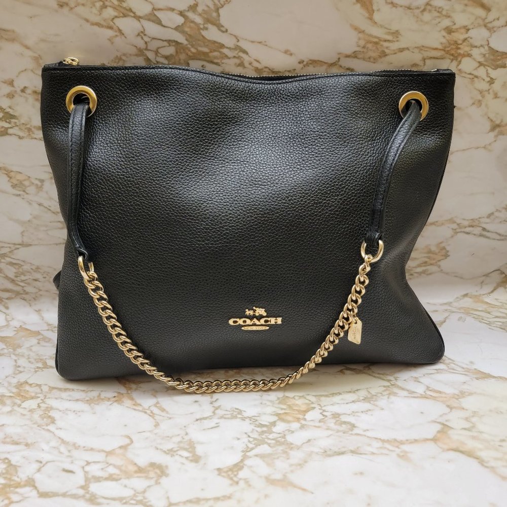 SOLD Coach Crossboby Chain Bag - Picture 1 of 8